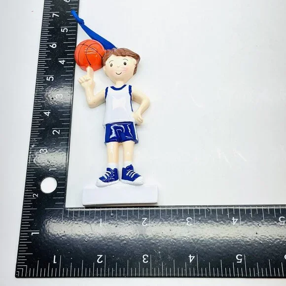 NEW Basketball Player Cute Boy Personalizable Blank Christmas Ornament By Polarx - Picture 6 of 8